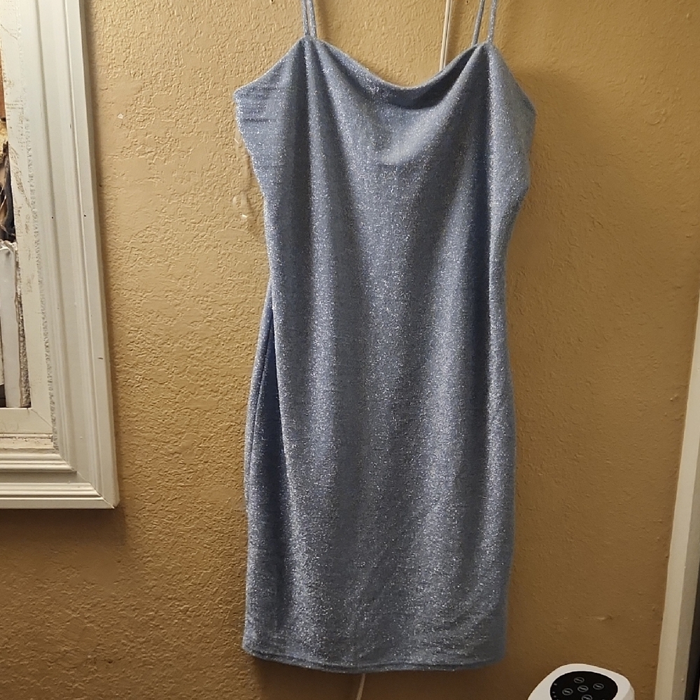Windsor Sparkling Blue Mini Dress